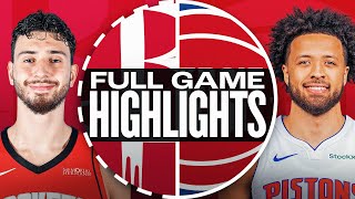 ROCKETS at PISTONS | FULL GAME HIGHLIGHTS | November 10, 2024