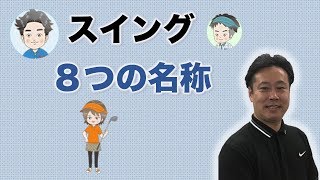 基本のスイング名称８つ　調布のマンツーマンレッスンゴルフスクール　ゴルフォート仙川