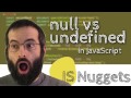 Null vs Undefined