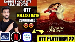 Radhe Shyam OTT Release Date | Radhe Shyam OTT Platform | Radhe Shyam Movie OTT Release Date