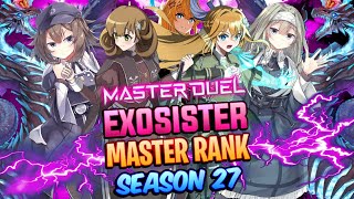 MASTER DUEL | Exosister duels up to M5 rank | adding nibiru is not bad for exo