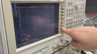 Measuring a ferrite core using an impedance analyser