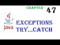 Exceptions Try  Catch - Java tutorial - w3Schools - Chapter-47   English
