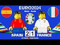 Spain vs France 2-1 - All Goals & Highlights EURO 2024 ( Semi-finals ) Lego Football