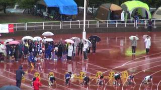 女子1年100m予選1組*第47回春季札幌中学陸上競技大会