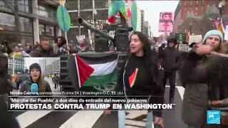 Informe desde Washington: manifestaciones en contra del regreso de Trump a la Casa Blanca