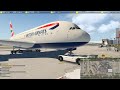 ✈️ x plane 11 a380 british airways london egll miami usa kmia live online flight