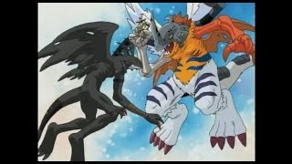 digimon adventure 02 - Wormmon saves Magnamon from Kimeramon