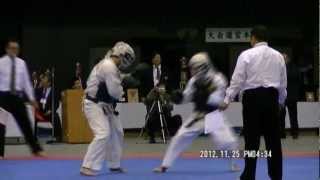 日本拳法 2012 全日本学生拳法選手権大会 男子決勝　第一試合