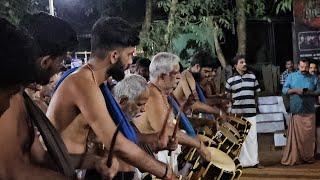 പാണ്ടിമേളം||പെരുവനം കുട്ടൻ മാരാർ|| പല്ലിശ്ശേരി ഭഗവതി ക്ഷേത്രം||പ്രണതോസ്മി