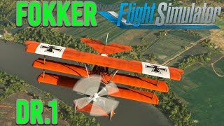 Fokker Dr.1 Mod Microsoft Flight Simulator 2020 Goa India Fly over #flightsimulator #Goa  #india