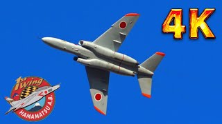 【4K】生徒とまるで動きが違う！！パイロット教官によるT-4（浜松基地所属）タッチ\u0026ゴー訓練 2023/12/13【岐阜基地】