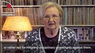 Prof. Ewa Łętowska explaines how Polish judiciary's independence just ceased to exist