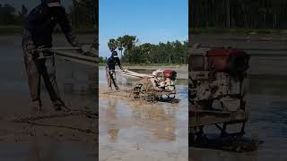 クボタトラクター Kubota Hand Tractor VS Muddy Field #1296 #shorts