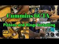 CUMMINS  6CTA 8.3 G2  Install the pistons and rings. Episode 05 TechVlogs