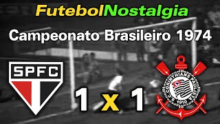 São Paulo 1 x 1 Corinthians - 09-06-1974 ( Campeonato Brasileiro )