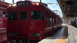 名鉄6000系更新車 6037f（普通碧南行き） 知立駅  発車‼️