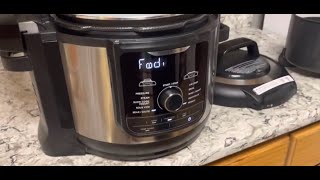 Ninja Foodi 12-in-1 Deluxe XL 8 qt. Pressure Cooker \u0026 Air Fryer, First try cooking a Pot roast