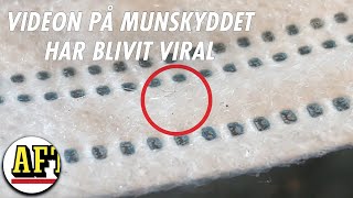 Överläkaren förklarar de ”svarta maskarna som rör sig” på munskyddet