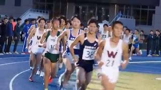 日体大記録会　男子5000m 22組目　2016年10月23日