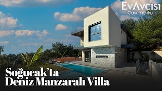 Kuşadası Soğucak'ta Deniz Manzaralı Müstakil Villa | Kuşadası'nda Satılık Villa