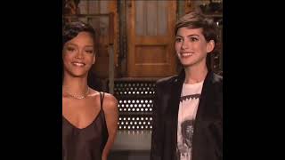 Rihanna And Anne Hathaway tiktok navyrrf