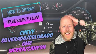 How to change speedo from KM/H to MPH