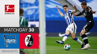 Hertha Berlin - SC Freiburg | 3-0 | Highlights | Matchday 30 – Bundesliga 2020/21