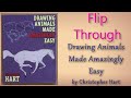 Drawing animals Made Amazingly Easy - Flip Through drawing book by Christopher Hart