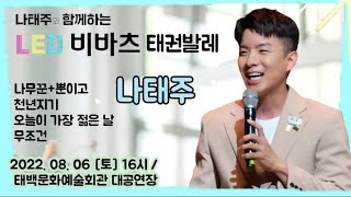 나태주와 함께하는 LED 비바츠 태권발레 / 2022. 08. 06 [토] 16시 / 태백문화예술회관 대공연장