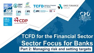 TCFD for Banks - Part II for the SME Finance Forum