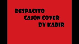 DESPASITO | CAJON COVER BY KABIR | CB11
