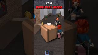 Playing Alone In Roblox Mm2 #roblox #shorts #mm2 #funny