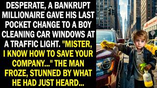 Mister, I know how to save your company... The man froze, stunned by what he had just heard...