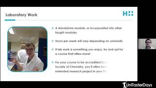 Introducing Chemistry courses at University & tips for choosing a programme | UniTaster On Demand