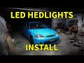 New LED DRL Headlights for the Civic!!!