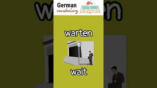 warten (wait) | German language vocabulary