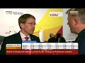 daniel günther zur hochrechnung der landtagswahl in niedersachsen am 15.10.17