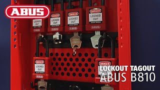 ABUS Lockout/Tagout Solutions - B810 RedBox