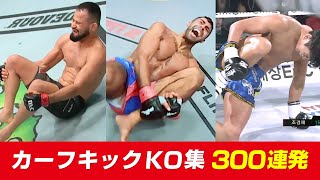 カーフキック KO集 100試合 Calf Kicks Knockouts