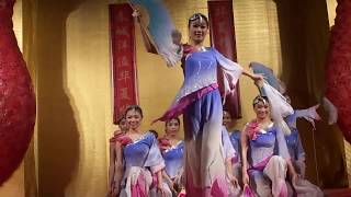 古典群舞 : 风酥雨忆 杭州艺术学校 春城洋溢华夏情 來福士城 Classical Group Dance by Hangzhou Art School @ Raffles City