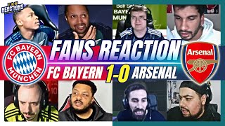 ARSENAL FANS REACTION TO BAYERN 1-0 ARSENAL | CHAMPIONS LEAGUE