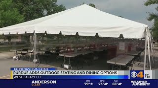 Purdue adds outdoor seating and dining options