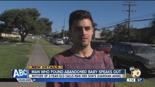 Mother calls man who found her 2-year-old son abandoned on street his 'guardian angel'