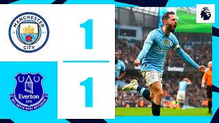 Bernardo Silva Goal | Manchester City vs Everton 1-1 Highlights | Premier League 2024/25