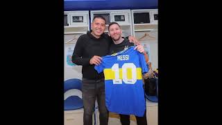 Lionel Messi jugará en la despedidas de maxi Rodríguez y Riquelme