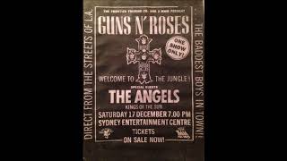 Axl Rose angry - Guns n Roses - Sydney 1988 - Kings Of The Sun - Australia