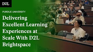 Delivering Excellent Learning Experiences At Scale With D2l Brightspace