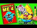 Making Despicable Me 4 Game Book (+Mega Minion Jerry Squishy)슈퍼배드4(판타스틱4 Squishy)Mi Villano Favorito