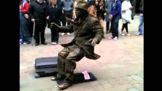 Amazing impossible human statue